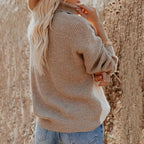 Mariko | コントラストカラーのタートルネックプルオーバー