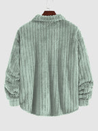 Kunio | メンズ フリース ボタンアップ ジャケット