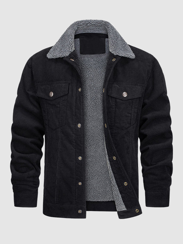 Kiyoshi｜メンズ コーデュロイ 裏フリース ジャケット