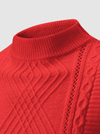 Kota｜メンズ スリムフィット スタンドカラー セーター