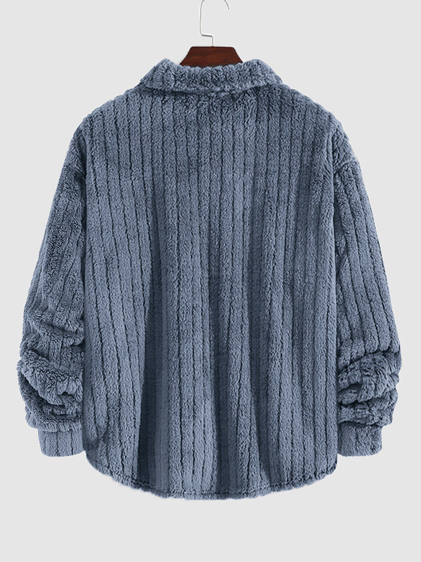 Kunio | メンズ フリース ボタンアップ ジャケット