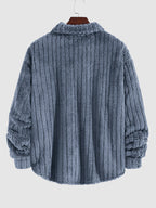 Kunio | メンズ フリース ボタンアップ ジャケット