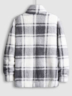 Hotaka｜メンズ クラシックチェック フェイクファージャケット