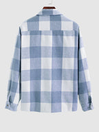 Kentaro｜メンズ チェック柄 ボタンアップ シャツジャケット