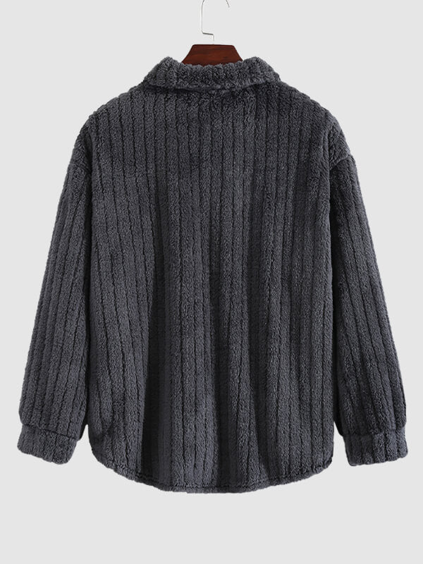 Kunio | メンズ フリース ボタンアップ ジャケット