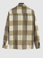 Kentaro｜メンズ チェック柄 ボタンアップ シャツジャケット