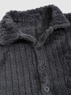 Kunio | メンズ フリース ボタンアップ ジャケット