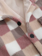 Hotaka｜メンズ クラシックチェック フェイクファージャケット