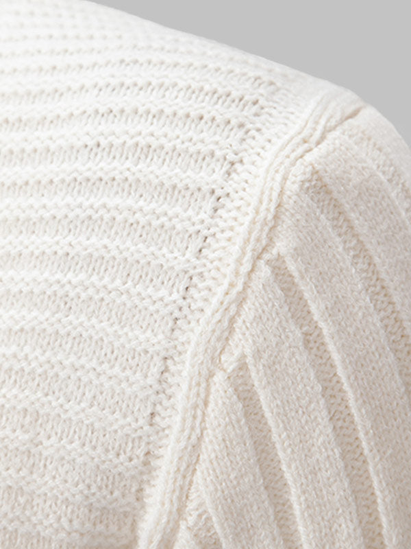 Kota｜メンズ スリムフィット スタンドカラー セーター