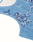 Miho | ノースリーブデニム風ドレス