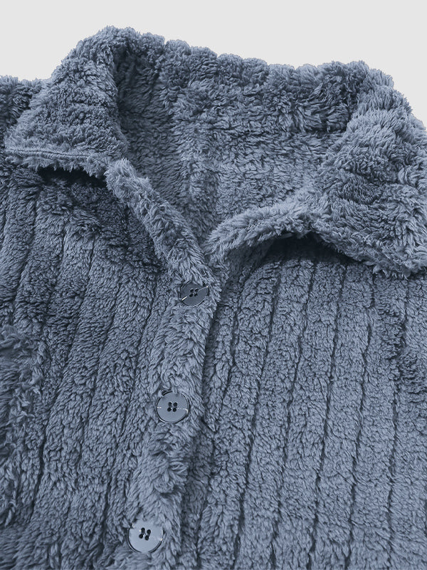 Kunio | メンズ フリース ボタンアップ ジャケット