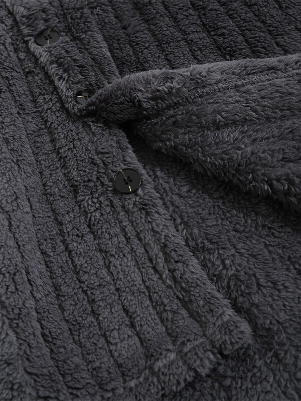 Kunio | メンズ フリース ボタンアップ ジャケット