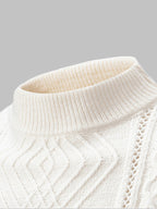 Kota｜メンズ スリムフィット スタンドカラー セーター