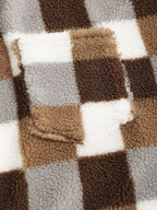 Hotaka｜メンズ クラシックチェック フェイクファージャケット