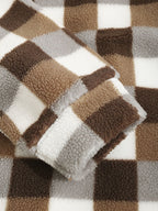 Hotaka｜メンズ クラシックチェック フェイクファージャケット