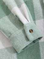 Kentaro｜メンズ チェック柄 ボタンアップ シャツジャケット