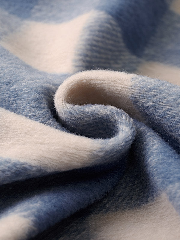 Keiji ｜メンズ チェック柄 ウール混 シャツジャケット