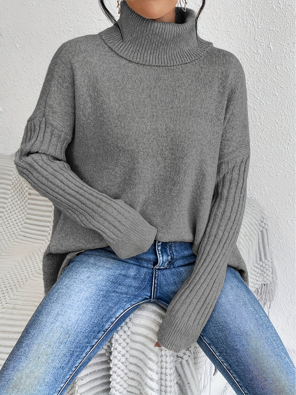 Keina | オーバーサイズポロセーター