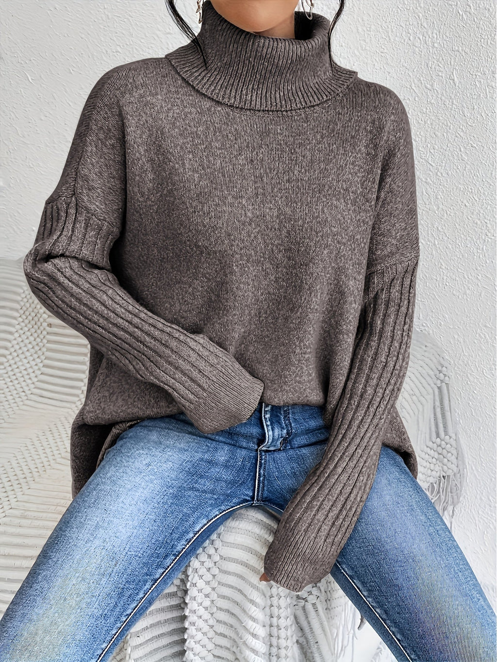 Keina | オーバーサイズポロセーター