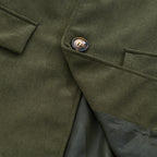 Michio | メンズ ヴィンテージ コーデュロイ スタンドカラー コート