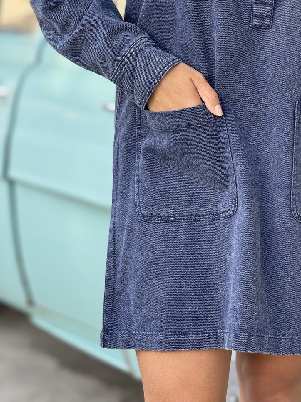 Mayu｜長袖デニムワンピース