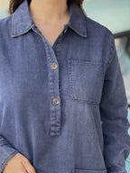 Mayu｜長袖デニムワンピース