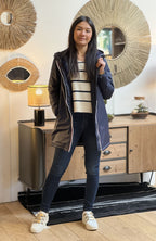 Megumi｜キャメルジップアップバイカージャケット