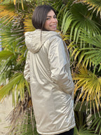 Megumi｜キャメルジップアップバイカージャケット