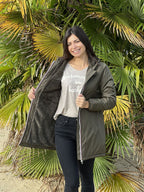 Megumi｜キャメルジップアップバイカージャケット