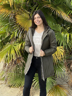 Megumi｜キャメルジップアップバイカージャケット