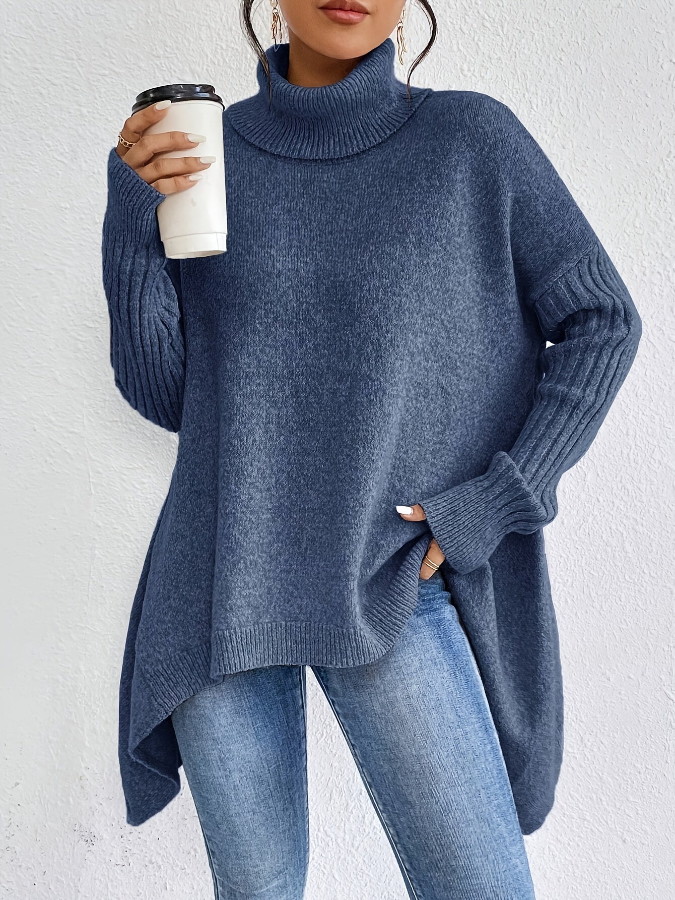 Keina | オーバーサイズポロセーター
