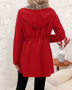 Nazuna | リバーシブルフードコート（ヒョウ柄）