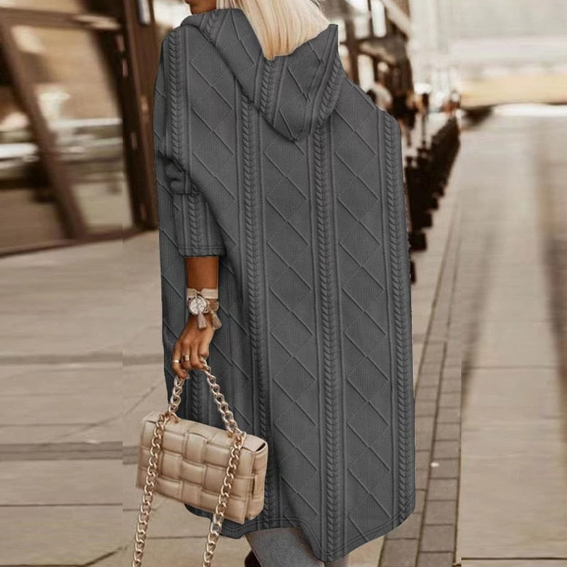 Asami | エクステンデッドレングスフーデッドカーディガン